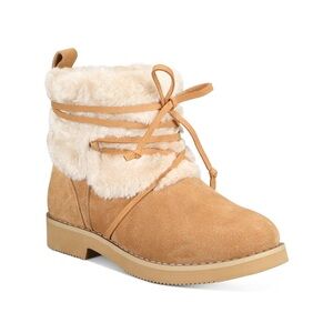 Style& co Zijune Leather Lace-up Winter Boots